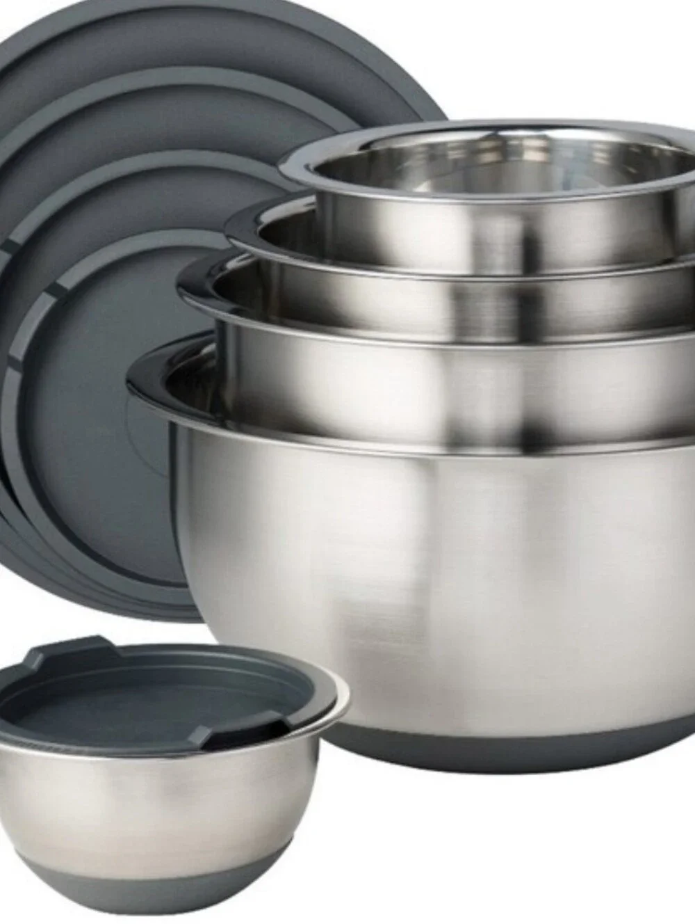 Tramontina 10-Piece Stainless Steel Mixing Bowl Set